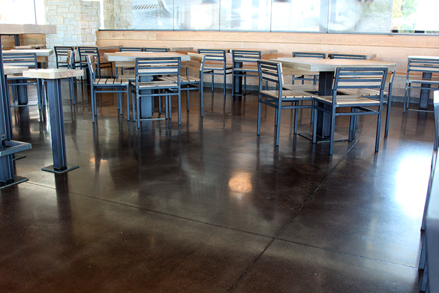 Restaurant – Polish & Dye Floor System